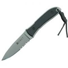 CRKT- F4-12 Crason Neck Knife, 2.5'' Part Serrated Blade, Zytel 