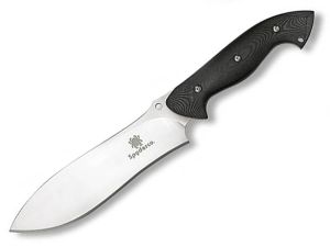 Spyderco Knives-FB 17P Forager Fixed Blade Knife By Jerry Hossom, 7.5 ...