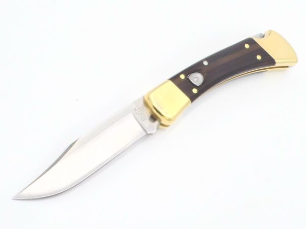 Buck Knives 110 Folding Hunter Lock-back Knife with Leather Sheath
